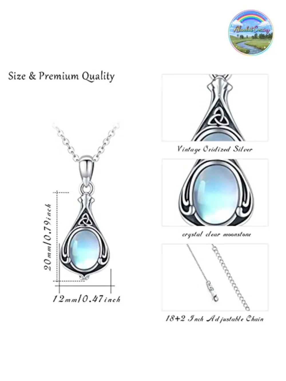 925 Sterling Silver Celtic Knot Urn Necklace for Ashes Cremation Jewelry